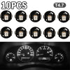 Universal () 10x Pure White T5/T4.7 Neo Wedge LED Dash Light Bulbs