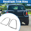 Mini Cooper R58 Coupe (2011-2015) Silver Tone Pair Taillight Trim Rings
