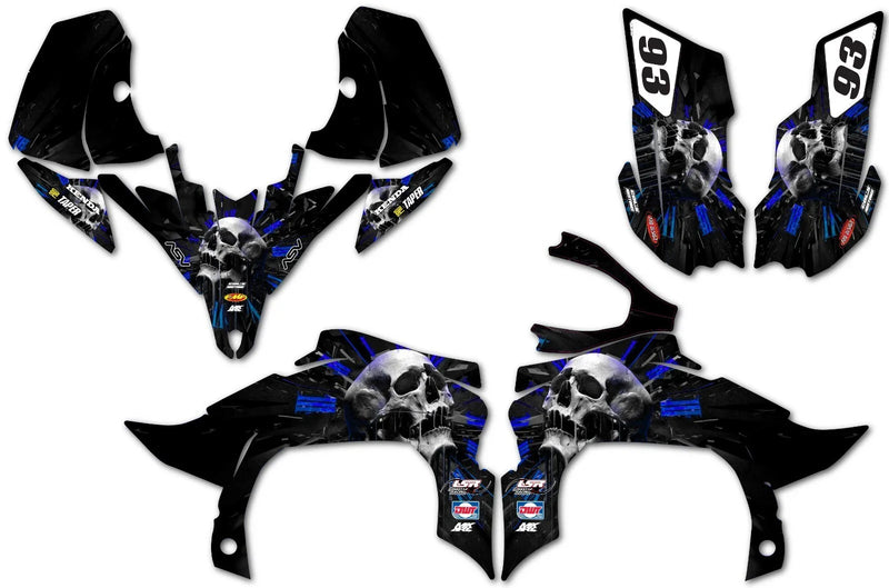 Yamaha YFZ 450 Full Graphics Kit Decals (2009-2013)