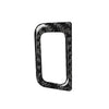 Audi A6 A7 Carbon Fiber Black Rear Trunk Switch Button Frame Trim (2012-2018)