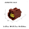 Vehicle 2 x Water Temperature Sensor Connector Plug