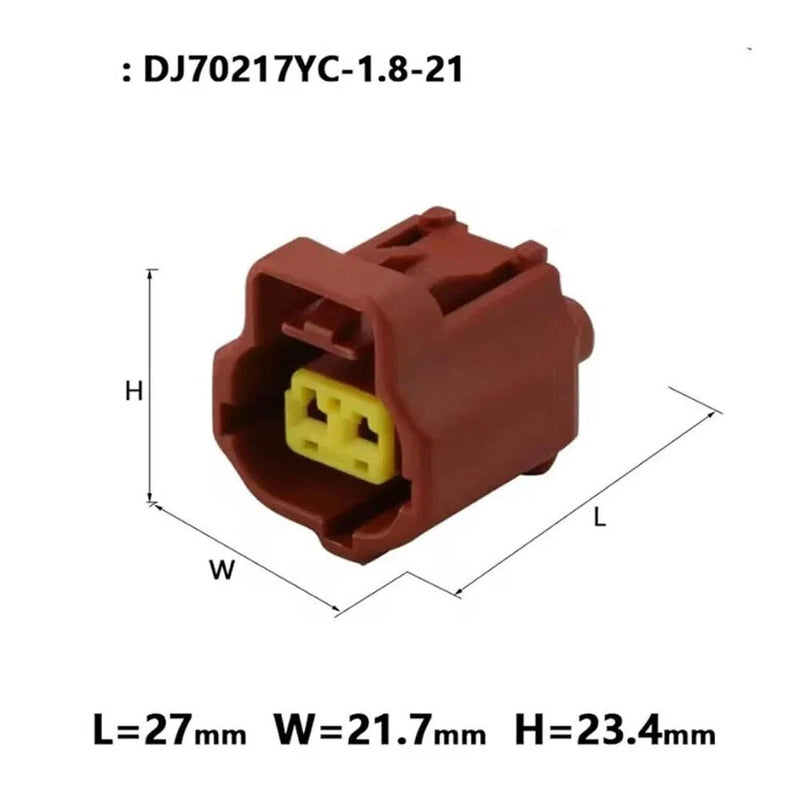 Vehicle 2 x Water Temperature Sensor Connector Plug