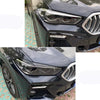 BMW X5 G05 X6 G06 (2019-2023) Gloss Black 2 x Headlight Eyelid Trim