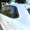 VW Polo 2 x Carbon Style Rear Side Window Louvers (2017-2023)
