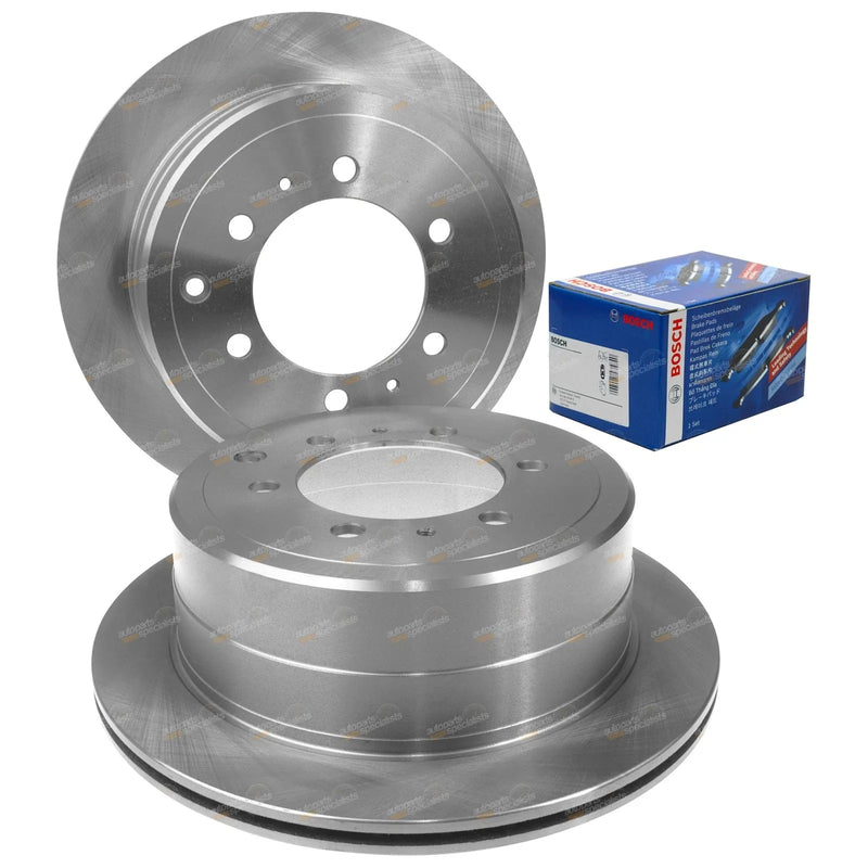 Landcruiser FZJ80 Rear Brake Rotors & BL Pads (1992–1998)