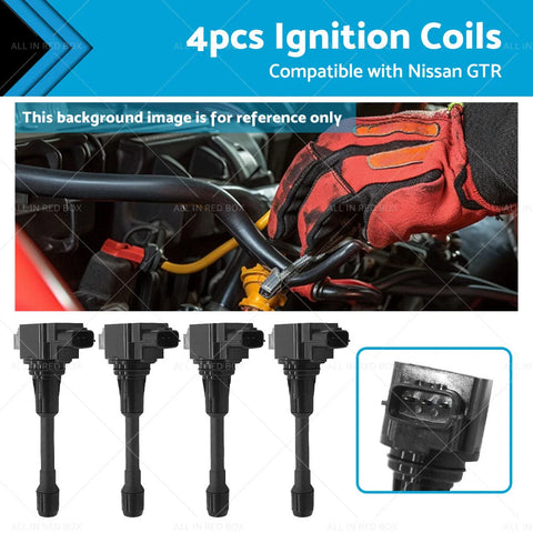 Nissan R35 GT-R 3.8L VR38DETT 4 x Ignition Coils (2008-2015)