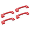Dodge Charger Accessories 4 x Red Roof Handle Cover Trim