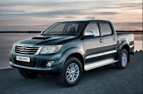 Toyota Hilux Fortuner Yaris Vios Chrome Side Vent Door Cover Trim (2012-2015)
