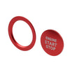 Toyota Tacoma, Yaris, Prius, RAV4 Red Engine Start Stop Push Button Cover Ring