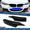 BMW F30 M Sport Gloss Black Front Bumper Splitter Lip (2012-2018)