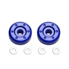 Honda CT, ST, Dax, MSX, Grom, Z125, C50 Chain Adjustment Nuts Blue (2000-2023)