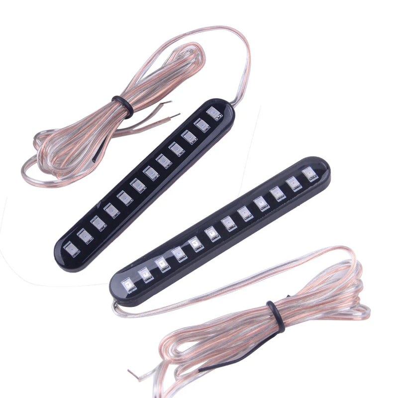 Motorcycle 12LED Mini Turn Signal Tail Lights (12V)