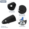 Honda CR-Z Black Front Left Exterior Door Handle (2011-2016)