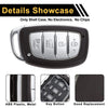 Hyundai Tucson (2015-2021) Brown Silver Tone 4 Button Key Fob Shell Case