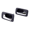 Interior Inside Door Handle Grab Chrome L+R Fits Honda Accord 4D SED 1990-93 D05