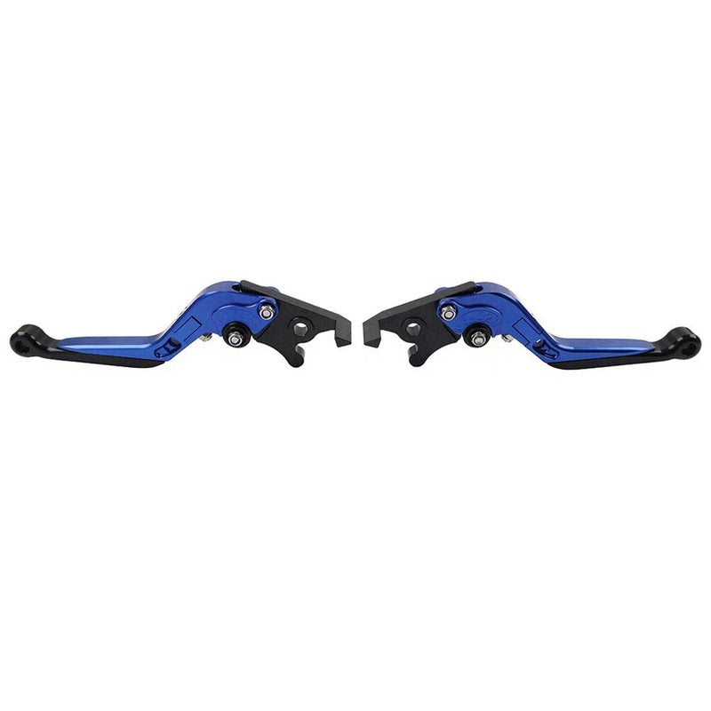 Yamaha YZF R1 R6 R6S CNC Blue Extendable Brake Clutch Levers (2004-2016)