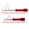 Motorcycle - Silver Adjustable Non-Slip Kickstand
