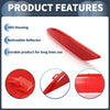 Ford Fiesta Sedan Red Rear Left Bumper Reflector (2009-2012)
