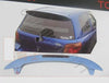 Toyota Yaris Hatchback 5dr LED Light Factory Style Boot Spoiler Wing (2006-2011)