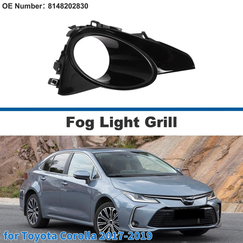 Toyota Corolla Front Left Fog Light Grill (2017–2019)