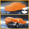 Chevy Silverado (2014-2023) - Orange 210D-PU Waterproof All Weather Car Cover