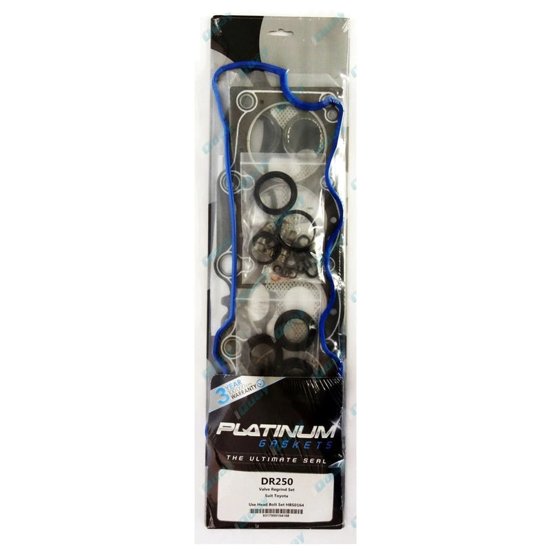 Toyota Camry SV21 SV22 4cyl 2.0L 3S Valve Regrind Gasket Set (1987-1992)