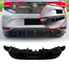 VW ID.3 Gloss Black Rear Bumper Diffuser Lip with Lights (2019-2022)
