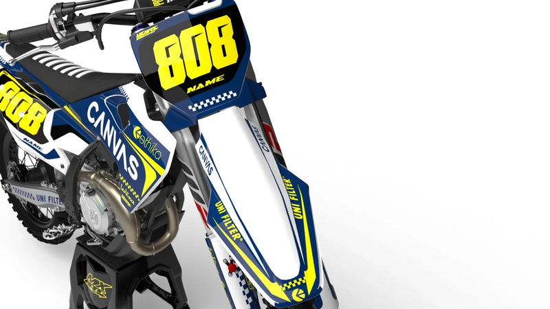 Husqvarna TC 125 Custom Graphic Kit Reset Style (2023-2024)