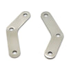 KAWASAKI VULCAN S650 Silver Adjustable Lower Mounts (2015-2023)
