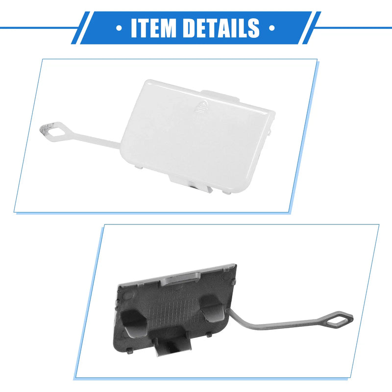 Mercedes-Benz C300 W204 2008-2011 White Bumper Tow Hook Cover