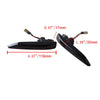 BMW E65 E66 2 x Smoked LED Fender Side Marker Signal Lights (2002-2008)