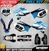 Yamaha YZ 125 Custom Graphics Decal Kit (2006-2007)