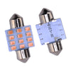 Car Dome Map License Plate Bulbs 13 x T10 31mm LED Interior Lights