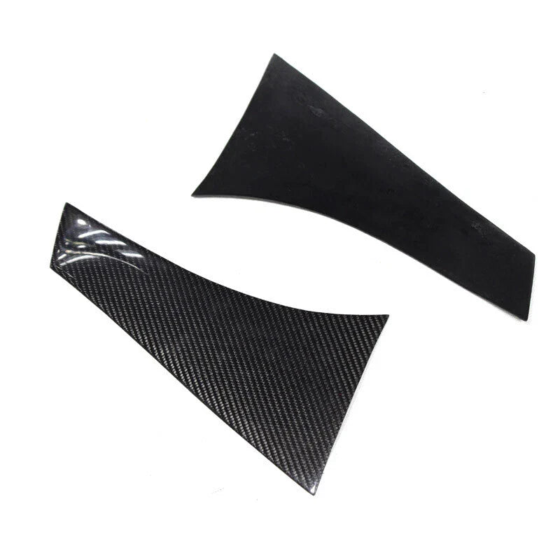 Benz GLA-Class X156 2014-2019 Carbon Fiber Rear Window Side Wing Cover Trim