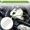 Nissan Patrol GQ Y60 4pcs Extended Braided Brake Line Hose (88-97)