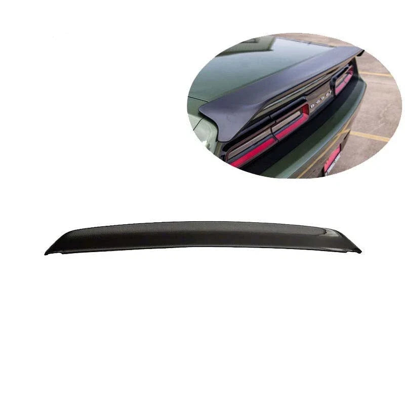 08-22 Dodge Challenger Real Carbon Fiber Rear Trunk Spoiler Wing Redeye Fit