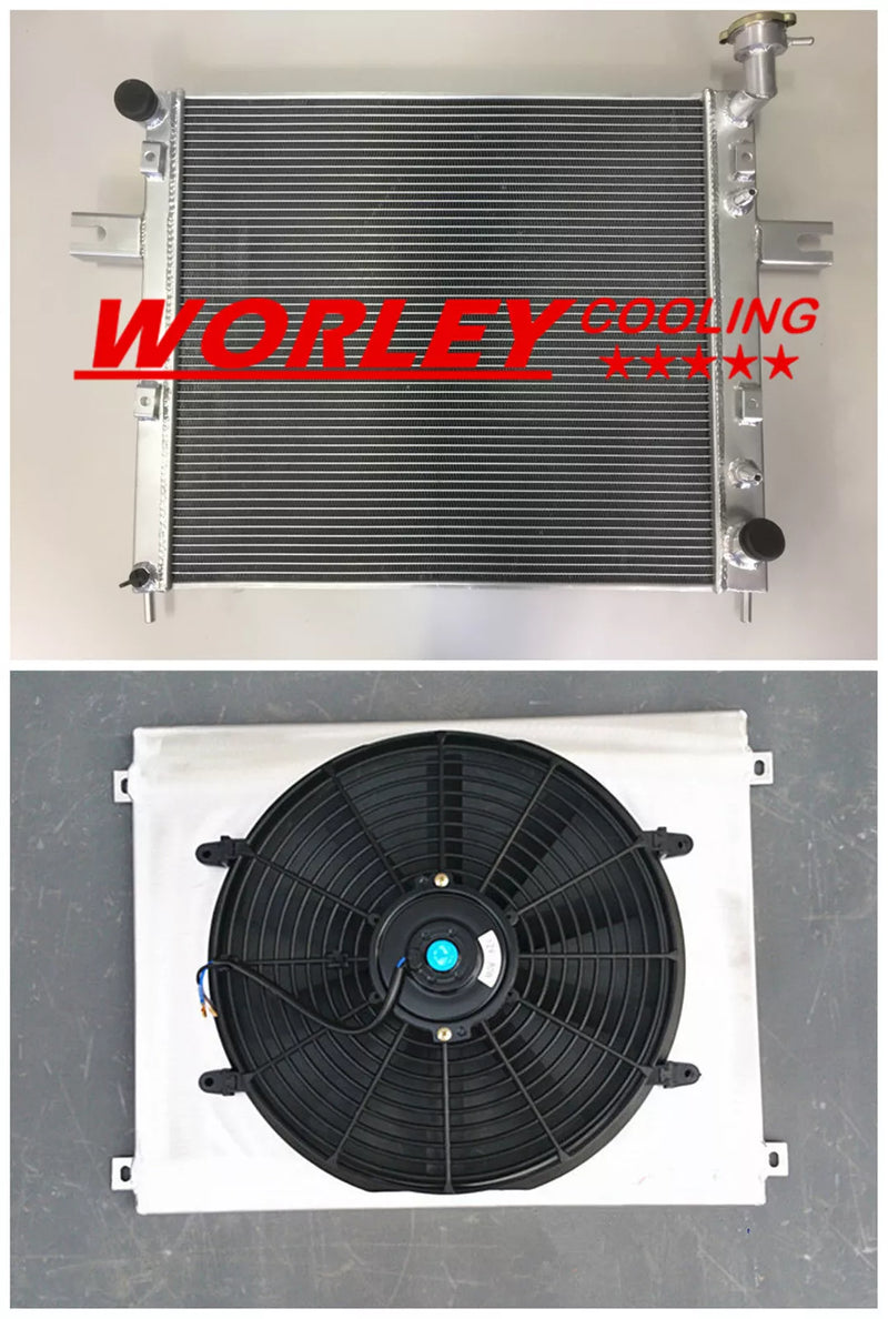 Jeep Grand Cherokee WJ WG 4.7 V8 Aluminum Radiator & Fan Shroud (1999-2005)