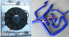 Honda Civic CRX EG EK B16 B18 Radiator Shroud Fan + Red Hose
