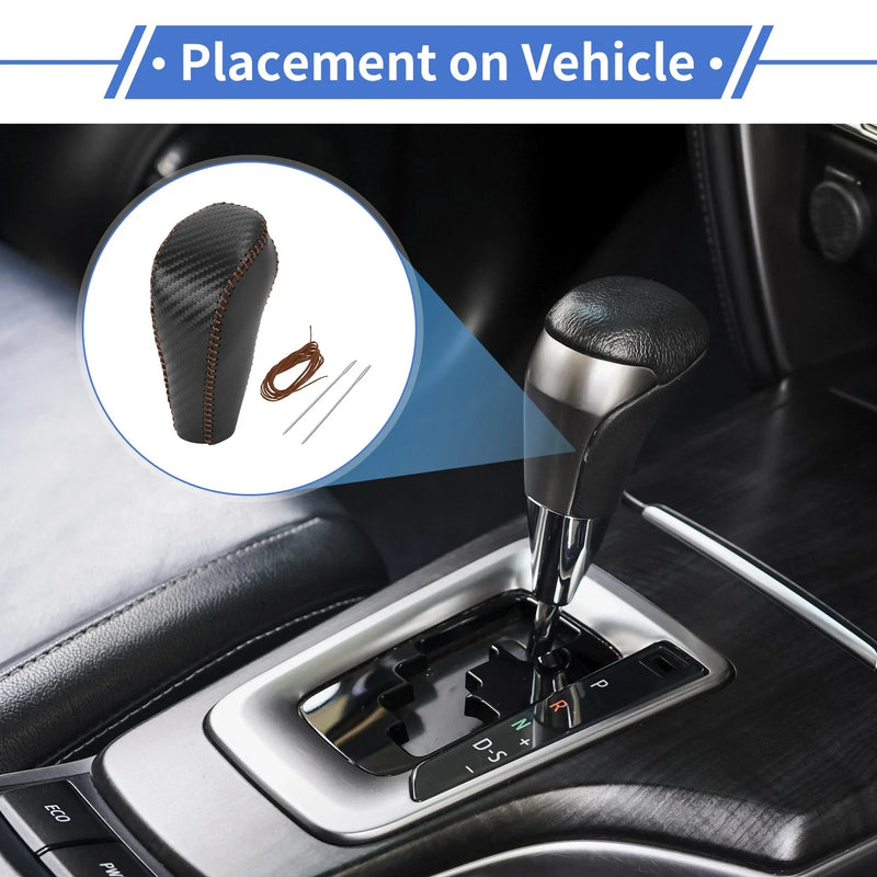 Chevrolet Cruze Gear Shift Knob Cover Black Carbon Fiber (2011 - 2015)