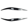 Ford Fiesta Carbon Fiber Front Headlight Eyebrow Cover Trim (2013-2017)