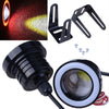 Car Projector - Round Red Halo Angel Eye Bulbs 89mm LED Fog Light Lamp