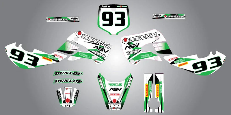 KX 65 (2001-2015) Decals & Stickers Custom Graphic Kit - STORM
