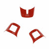 Dodge Challenger Red ABS Steering Wheel Trim Cover (2009-2014)