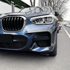 BMW X3 X4 G01 G02 2 x Front Bumper Side Air Vent Trim (2018-2021)