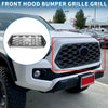 Toyota Tacoma (2021–2023) Chrome Silver Tone Front Hood Bumper Grille