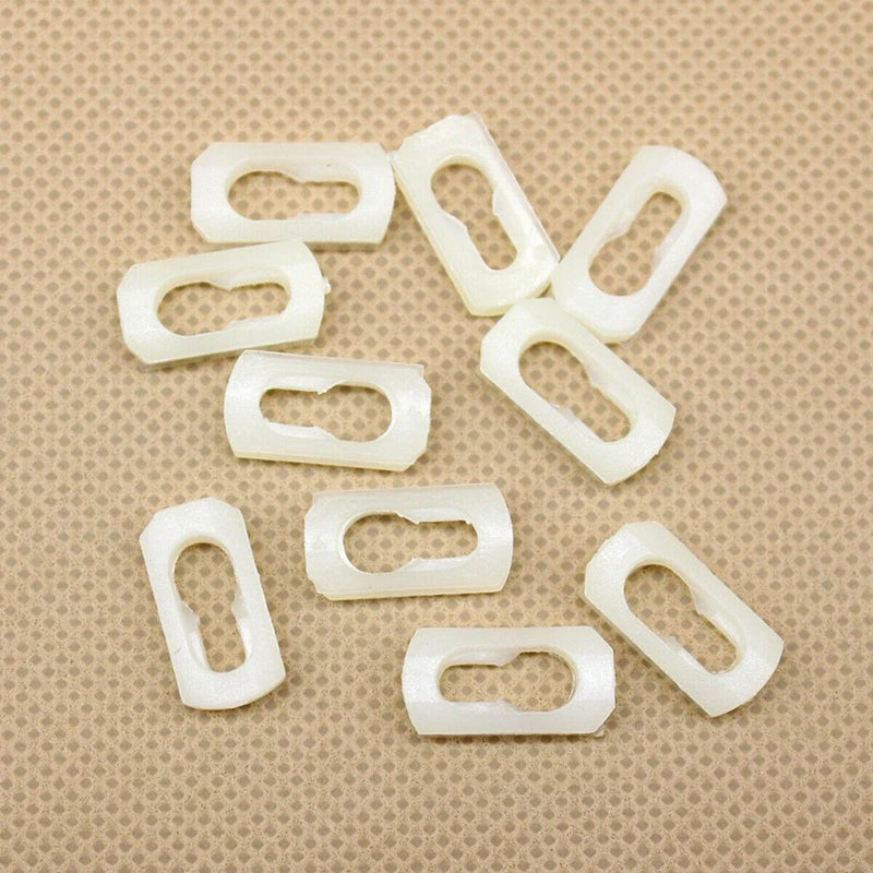 Chevy Pontiac Olds Buick 20 Clips Belt Reveal Trim Molding White