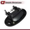 Hyundai Elantra Front Left Black ABS Exterior Door Handle (2011-2016)