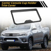 Toyota Tacoma Carbon Fiber Center Console Cup Holder Trim Cover (2024–2024)