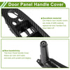 BMW X5 Carbon Fiber Door Handle Pull Trim Cover (2007-2013)