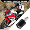 Honda Black 2 Pcs 7/8" 22mm Handlebar End Plug